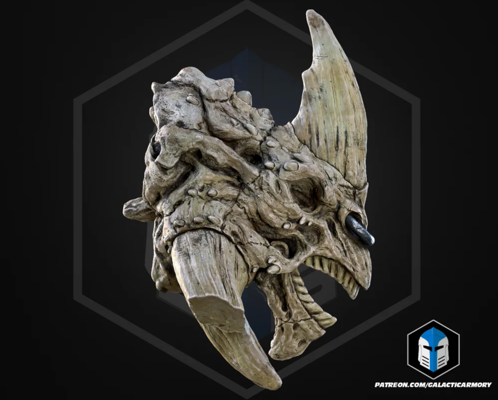Reek Kopf /Skull Trophy 40 cm Star Wars Episode 2 | 3D Cosplay Prop DIY10