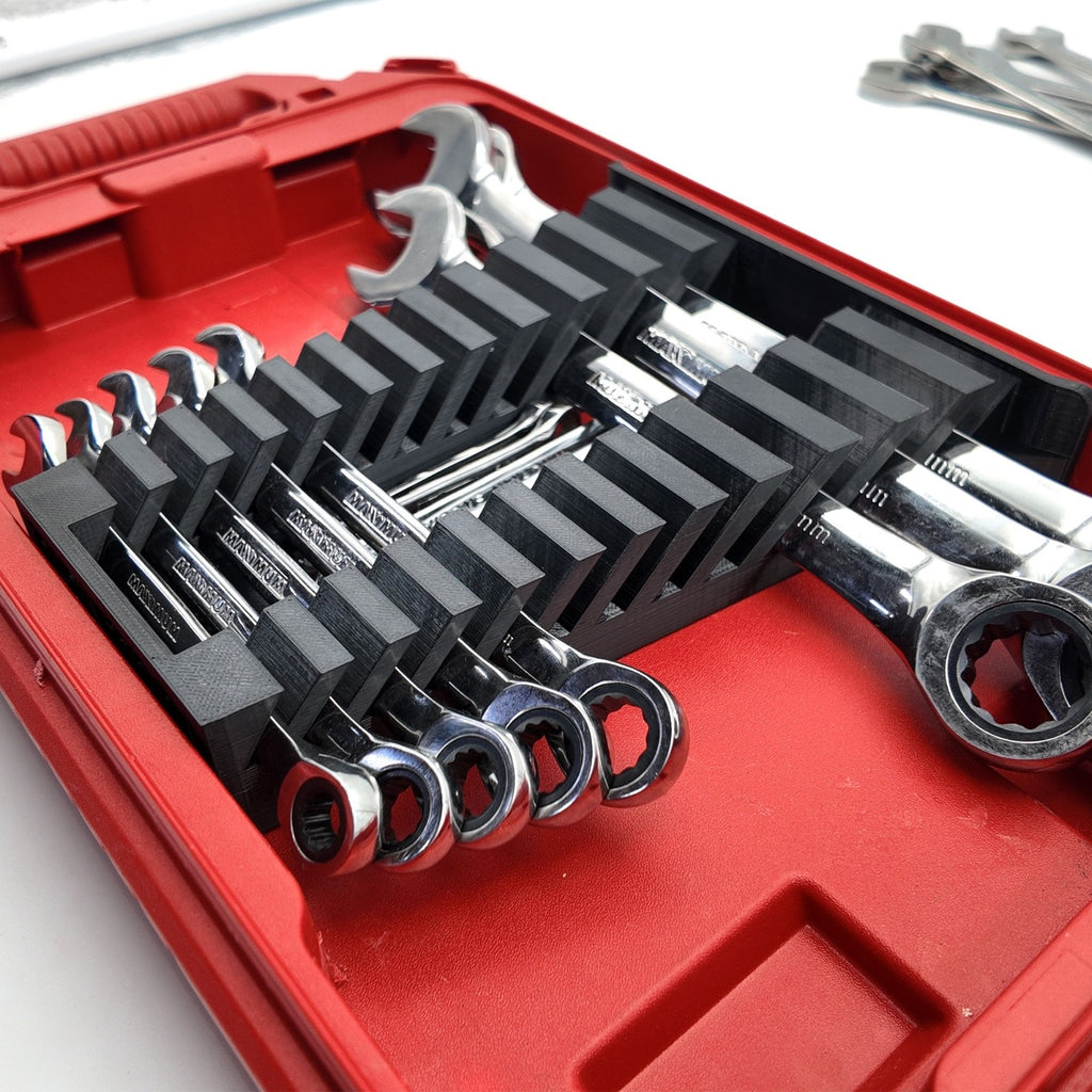 Milwaukee Schlüssel Organizer Einsatz Packout Compact 3D Druck Wrench Organizer8