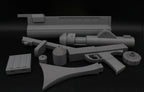 Star Wars Boba Fett Blaster Pistol Life Size | 3D Cosplay Prop DIY9
