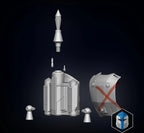 Boba Fett Jetpack Book of Boba Fett Star Wars DIY Maßstab 1:1 Cosplay5
