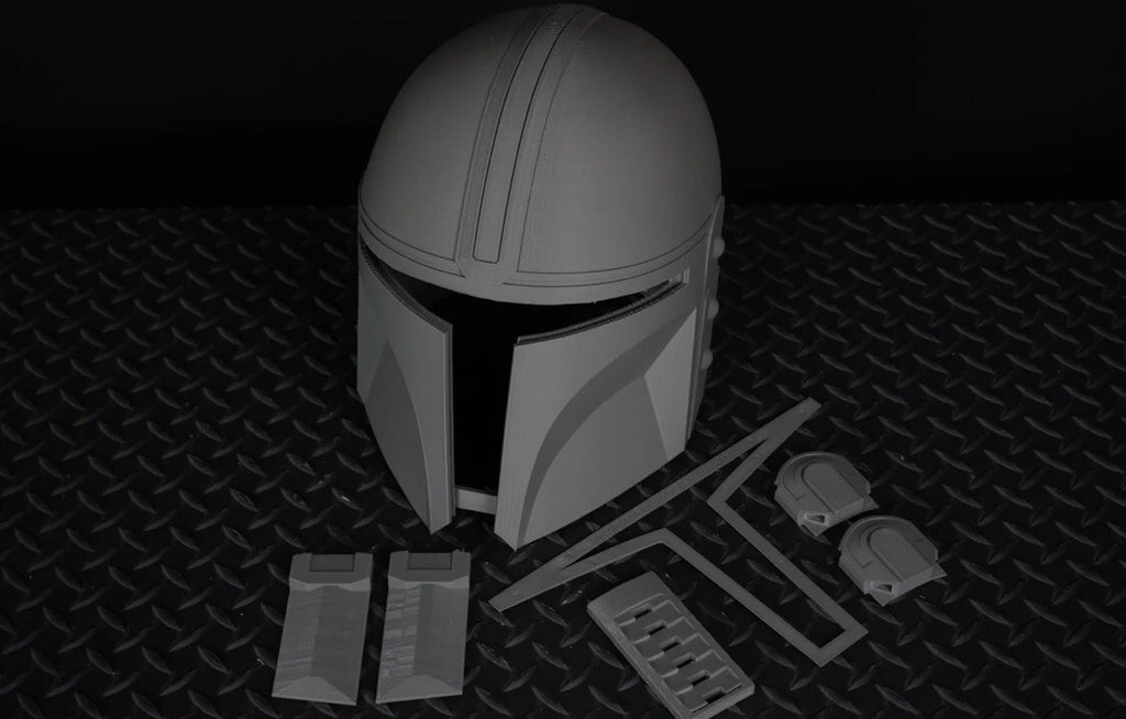Star Wars Mandalorian Din Djarin Helmet Life Size | 3D Cosplay Prop DIY5