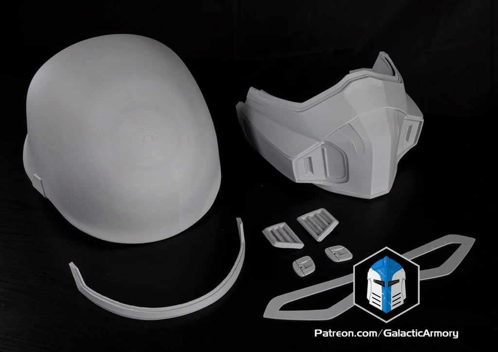 Helldivers 2 Light Gunner Helm Cosplay DIY Maßstab 1:12