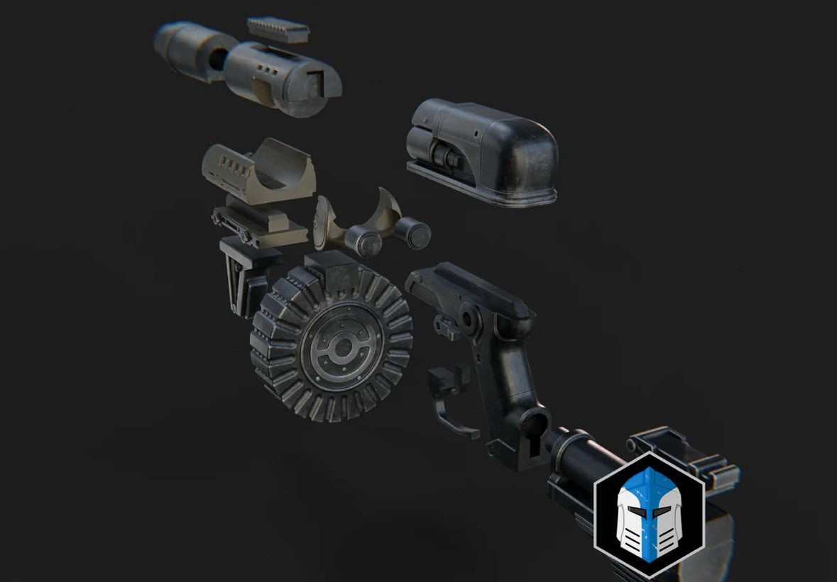 Star Wars Pyke Sydicate Blaster Pistol Life Size | 3D Cosplay Prop DIY3