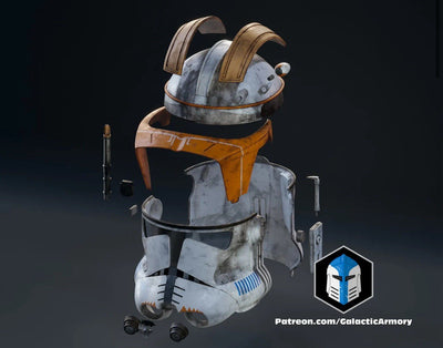 Commander Cody Clone Phase 2 Helm – Star Wars Cosplay DIY Kit – Ansicht 2