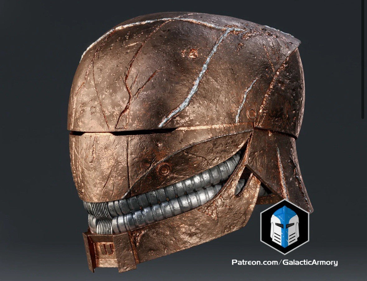 Acolyte Stranger Helm in einem Stück Star Wars Cosplay DIY Maßstab 1:16