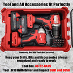 Milwaukee M18 Bohrschrauber Organizer Einsatz – Packout Compact 3D Druck8
