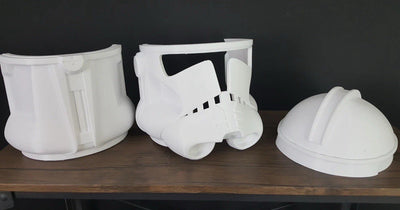 Commander Cody Clone Phase 2 Helm – Star Wars Cosplay DIY Kit – Ansicht 3