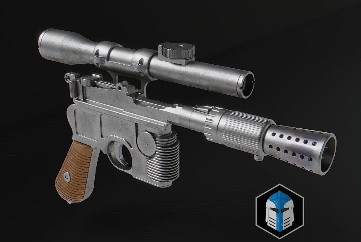 DH44 Blaster Pistole Han Solo Star Wars Cosplay DIY1