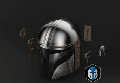 Mandalorian Din Djarin Helm – Star Wars Cosplay DIY Kit – Ansicht 8