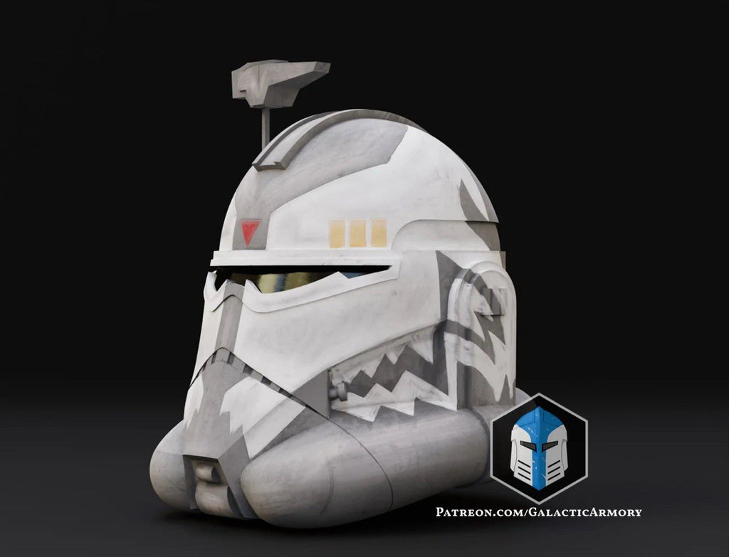 Star Wars Commander Wolffe Clone Phase 2 Helmet Life Size | 3D Cosplay Prop5