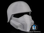 Helldivers 2 Light Gunner Helm Cosplay DIY Maßstab 1:16
