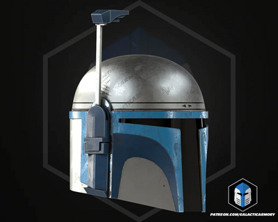Jango Fett AOTC Fan Helm – Star Wars Cosplay DIY Kit – Ansicht 10