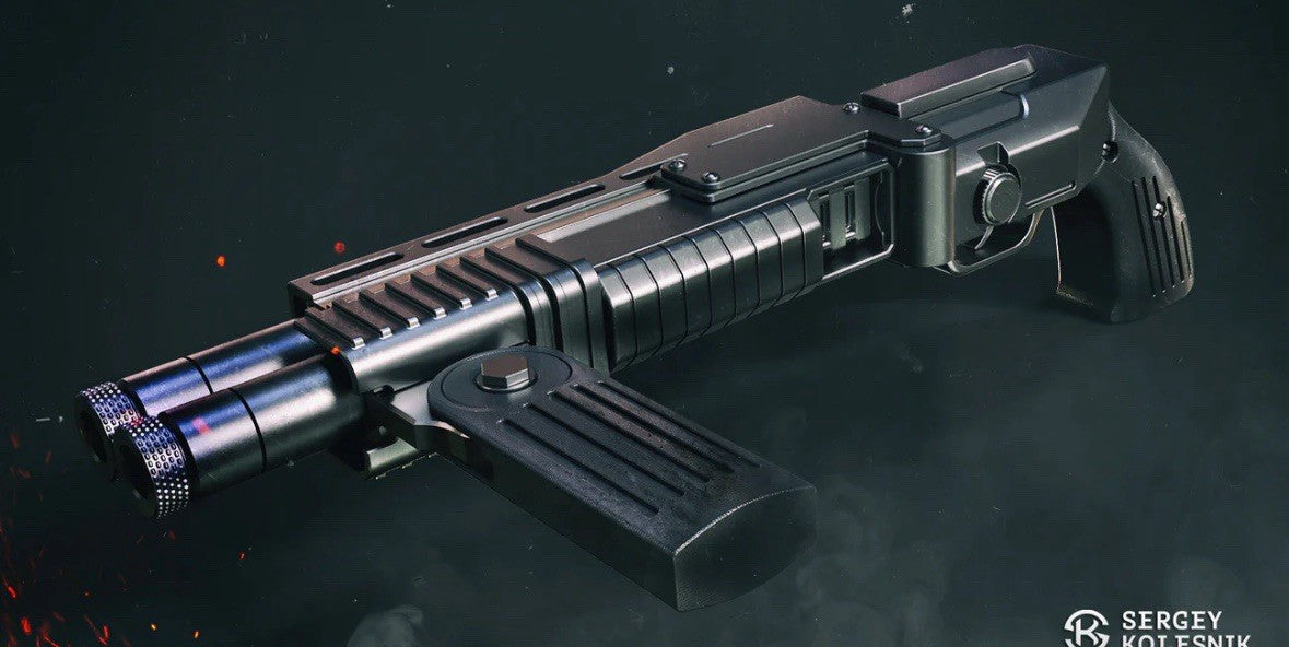 Star Wars Scatter Blaster Pistol Life Size | 3D Cosplay Prop DIY3