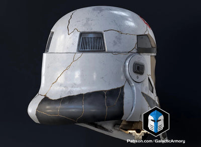 Captain Enoch Night Trooper Helm – Star Wars Cosplay DIY Kit – Ansicht 2