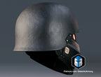 Helldivers 2 Light Gunner Helm Cosplay DIY Maßstab 1:113
