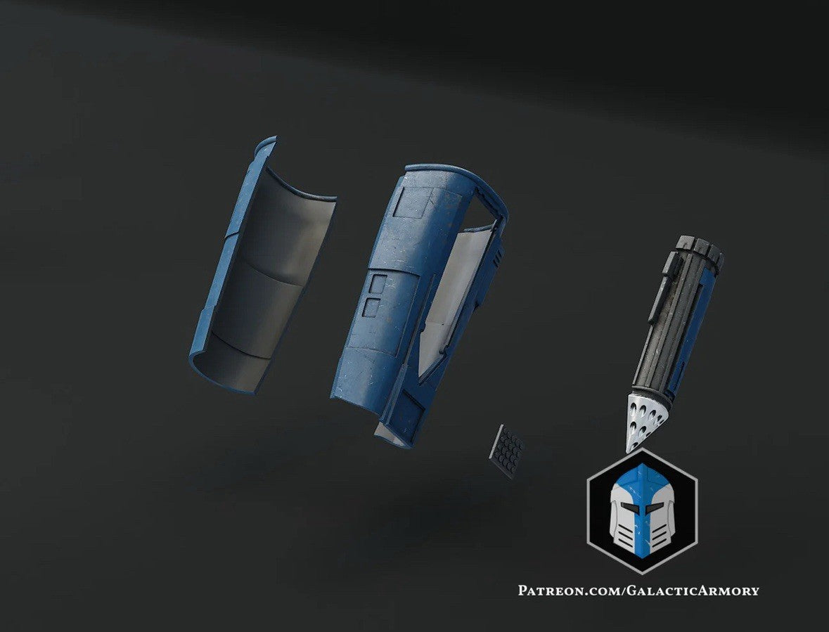Bo Katan Rüstung mit Jetpack Star Wars DIY Cosplay Maßstab 1:18