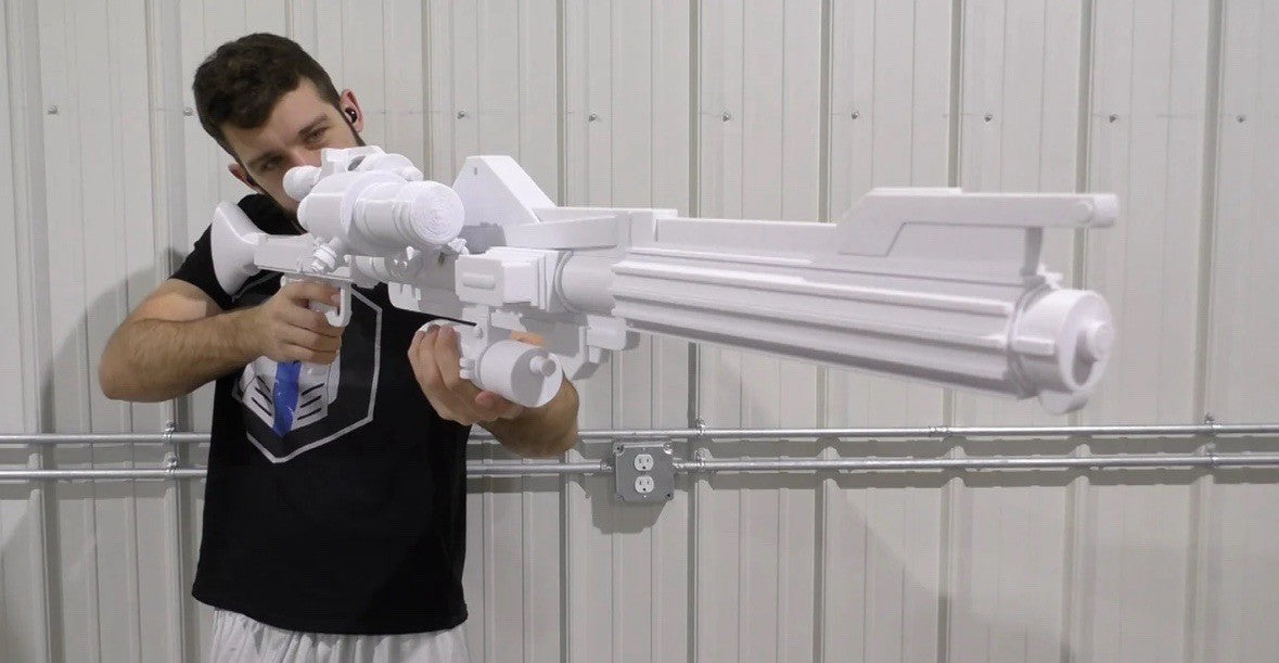 Star Wars DC-15LE Blaster Pistol Life Size | 3D Cosplay Prop DIY3
