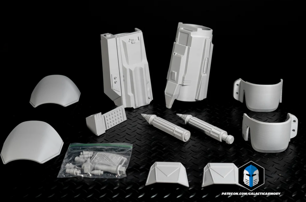 Boba Fett Rüstung ohne Helm Book of Boba Fett Star Wars 3D Prop DIY Cosplay3