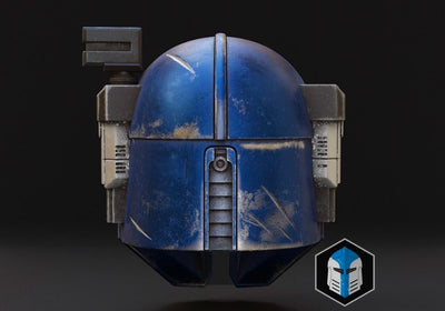 Heavy Mandalorian Helm – Star Wars Cosplay DIY Kit – Ansicht 10