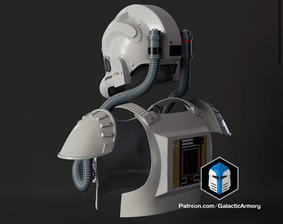 ATAT Pilot Fahrer Rüstung – Star Wars Cosplay DIY Kit – Ansicht 10