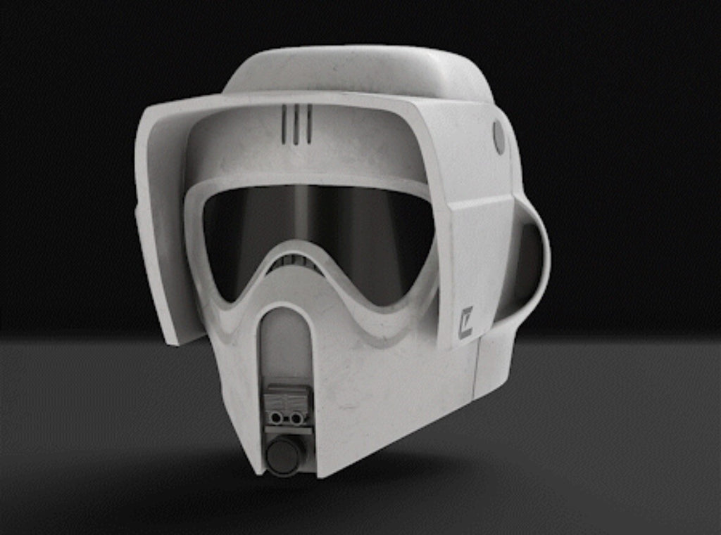 Scout Trooper Helm Star Wars Maßstab 1:1 DIY Helmet0