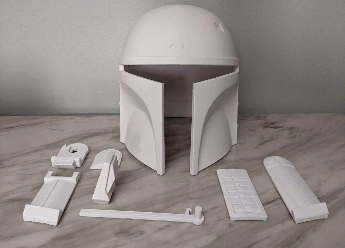 Boba Fett Helm Star Wars Life Size | 3D Cosplay Prop DIY Helmet2
