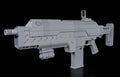 Helldivers 2 Breaker Blaster Pistol Life Size | 3D Cosplay Prop DIY0