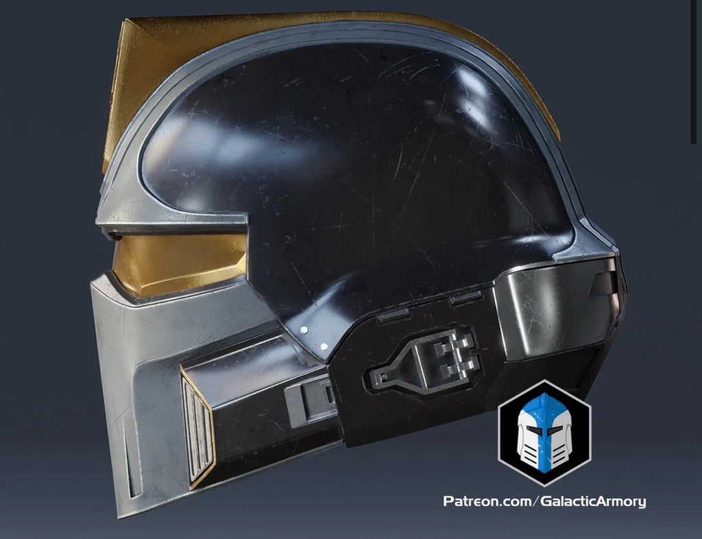 Helldivers 2 Hero of the Federation Helm Cosplay DIY Maßstab 1:19
