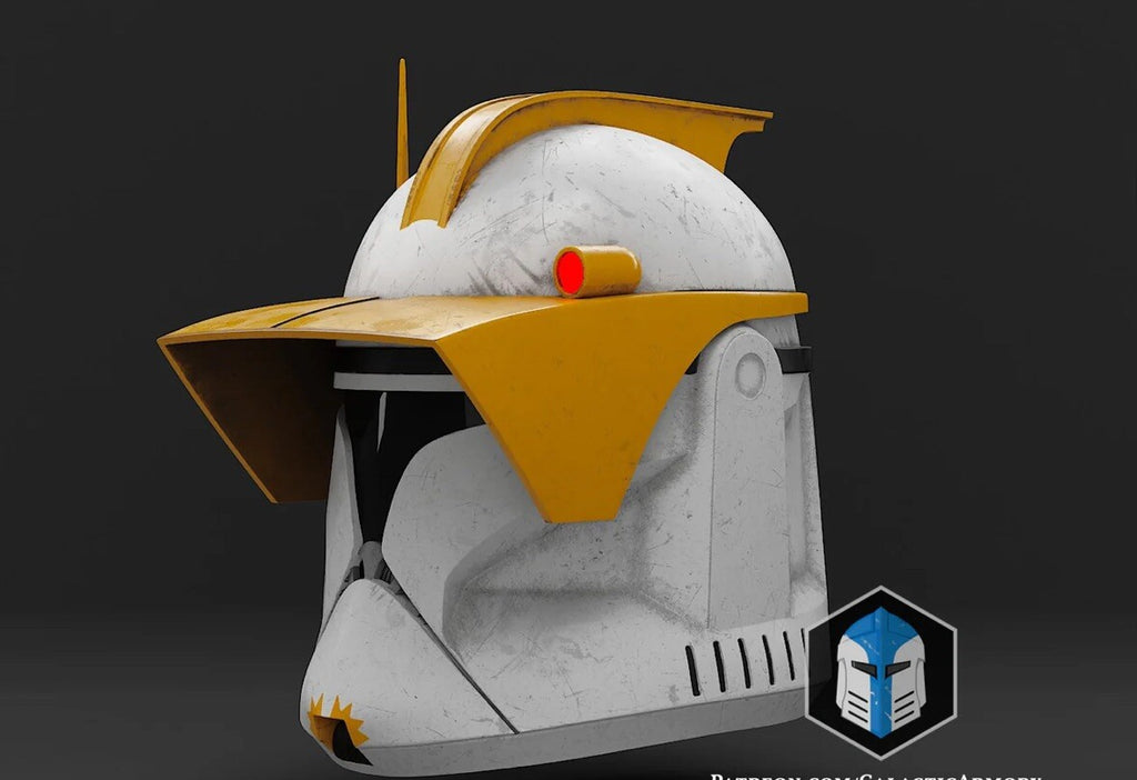 Clone Trooper Helm Phase 1 Commander/Captain Star Wars DIY Cosplay Maßstab 1:11