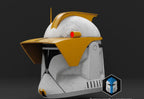 Clone Trooper Helm Phase 1 Commander/Captain Star Wars DIY Cosplay Maßstab 1:11