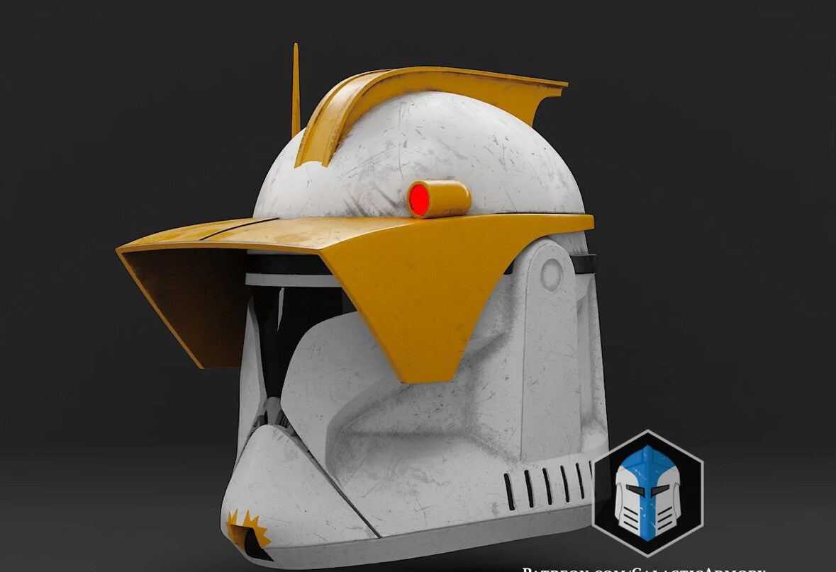Clone Trooper Helm Phase 1 Commander/Captain Star Wars DIY Cosplay Maßstab 1:11