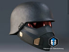 Helldivers 2 Light Gunner Helm Cosplay DIY Maßstab 1:114
