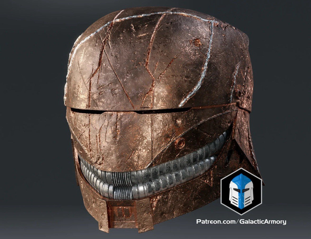 Acolyte Stranger Helm in einem Stück Star Wars Cosplay DIY Maßstab 1:10