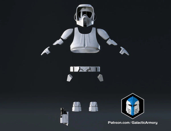 Scout Trooper Rüstung – inspiriert von Star Wars – DIY Kit