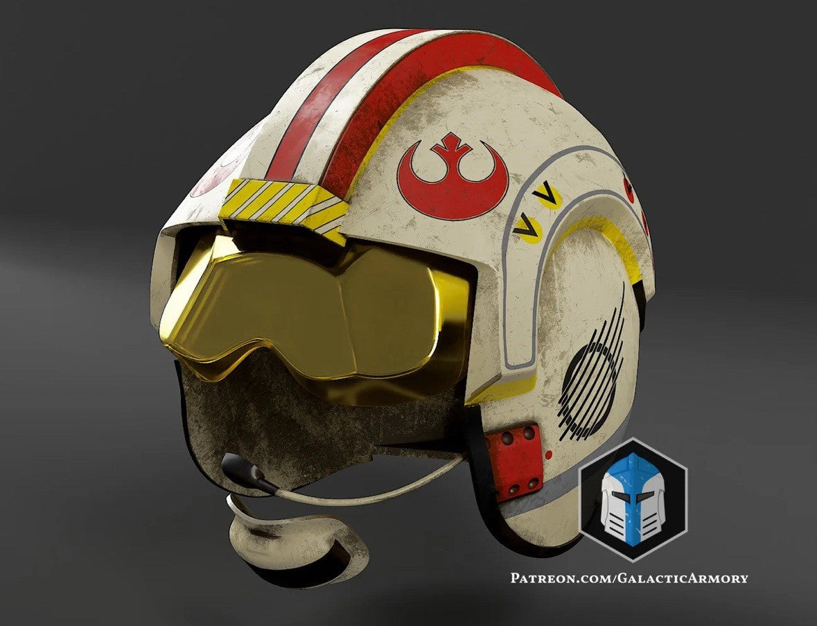 Rebellen Pilot Helm – Star Wars Cosplay DIY Kit – Ansicht 1