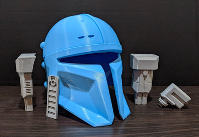 Heavy Mandalorian Helm – Star Wars Cosplay DIY Kit – Ansicht 3