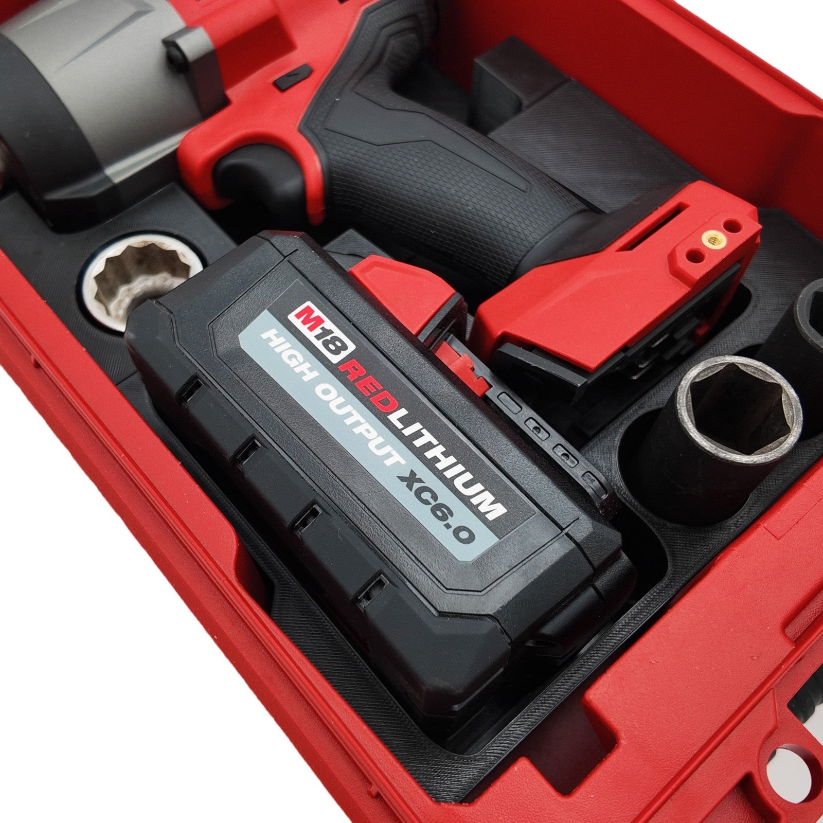 Milwaukee M18 Akku Schlagschrauber Organizer Einsatz – Packout Compact 3D Druck4