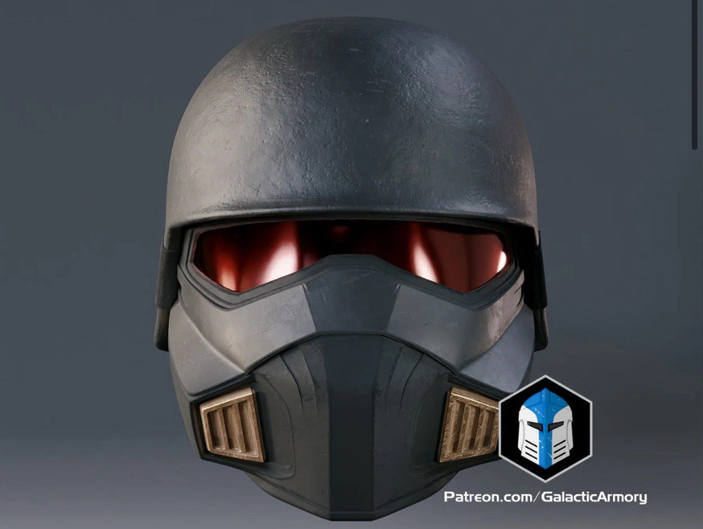 Helldivers 2 Light Gunner Helm Cosplay DIY Maßstab 1:110