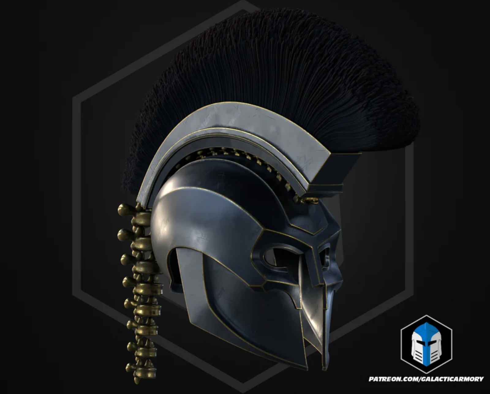 The Odyssey König Agamemnon Helm | 3D Cosplay Prop DIY | King Agamemnon Helmet8