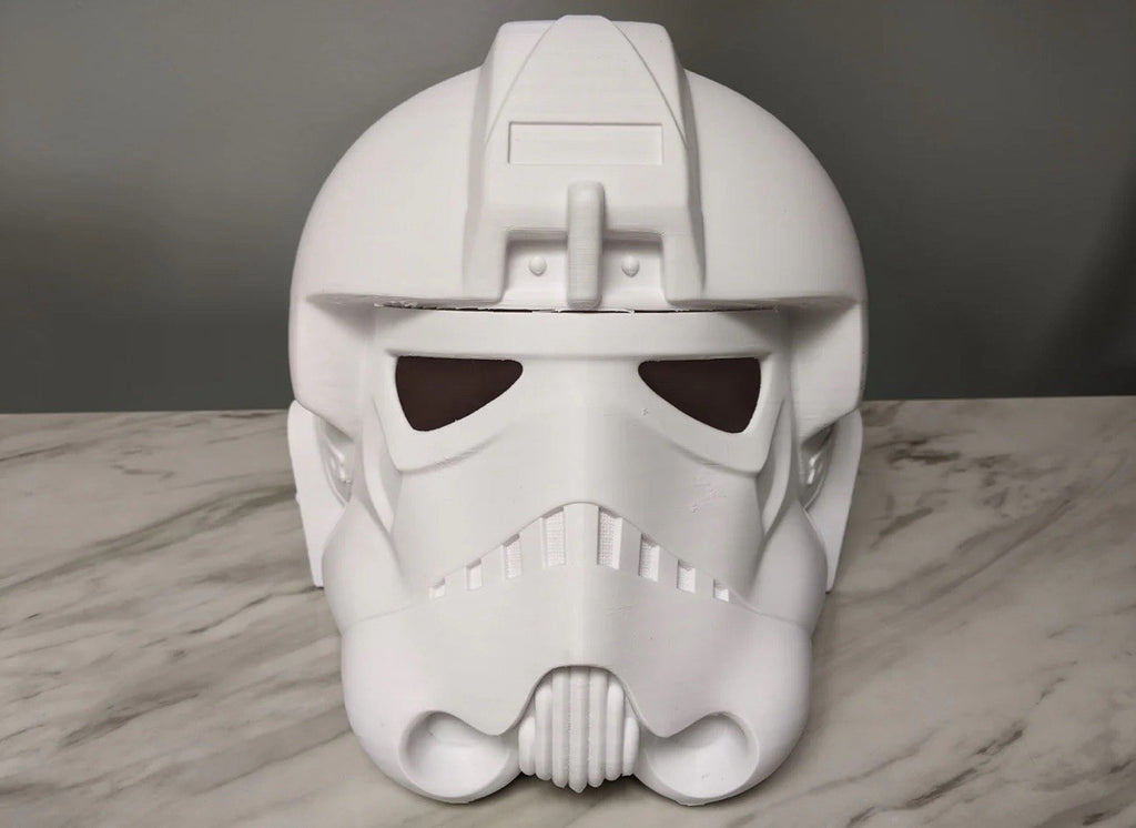 Tie Fighter Pilot Helmet Star Wars Life Size | 3D Cosplay Prop DIY4