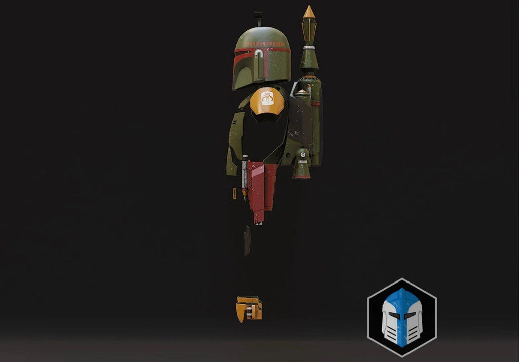 Boba Fett Rüstung mit Helm Book of Boba Fett Star Wars DIY Maßstab 1:1 Cosplay2