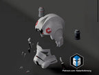 AT-AT Fahrer Helm Hauptteil in einem Stück Star Wars Cosplay DIY Maßstab 1:14