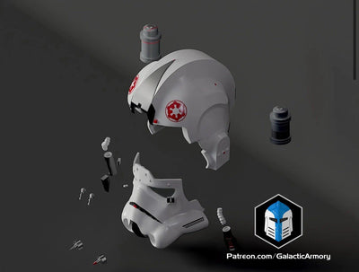 AT AT Fahrer Helm – Star Wars Cosplay DIY Kit – Ansicht 5