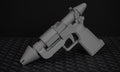Star Wars Thrawn Imperial Blaster Pistol Life Size | 3D Cosplay Prop DIY0