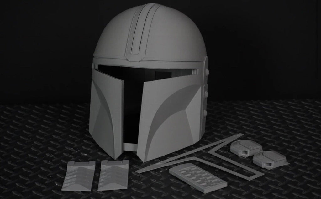 Star Wars Mandalorian Din Djarin Helmet Life Size | 3D Cosplay Prop DIY2