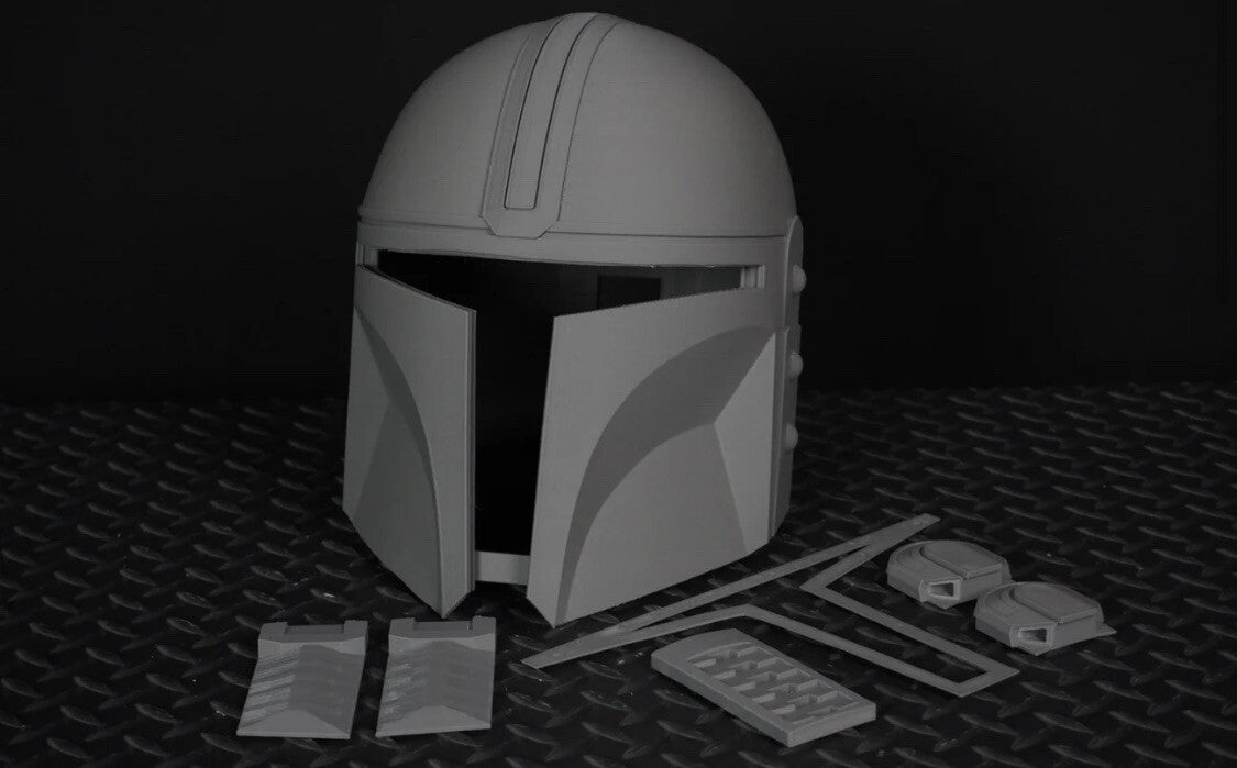 Star Wars Mandalorian Din Djarin Helmet Life Size | 3D Cosplay Prop DIY2