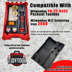 Milwaukee M12 Lötkolben Organizer Einsatz – Packout Compact 3D Druck6