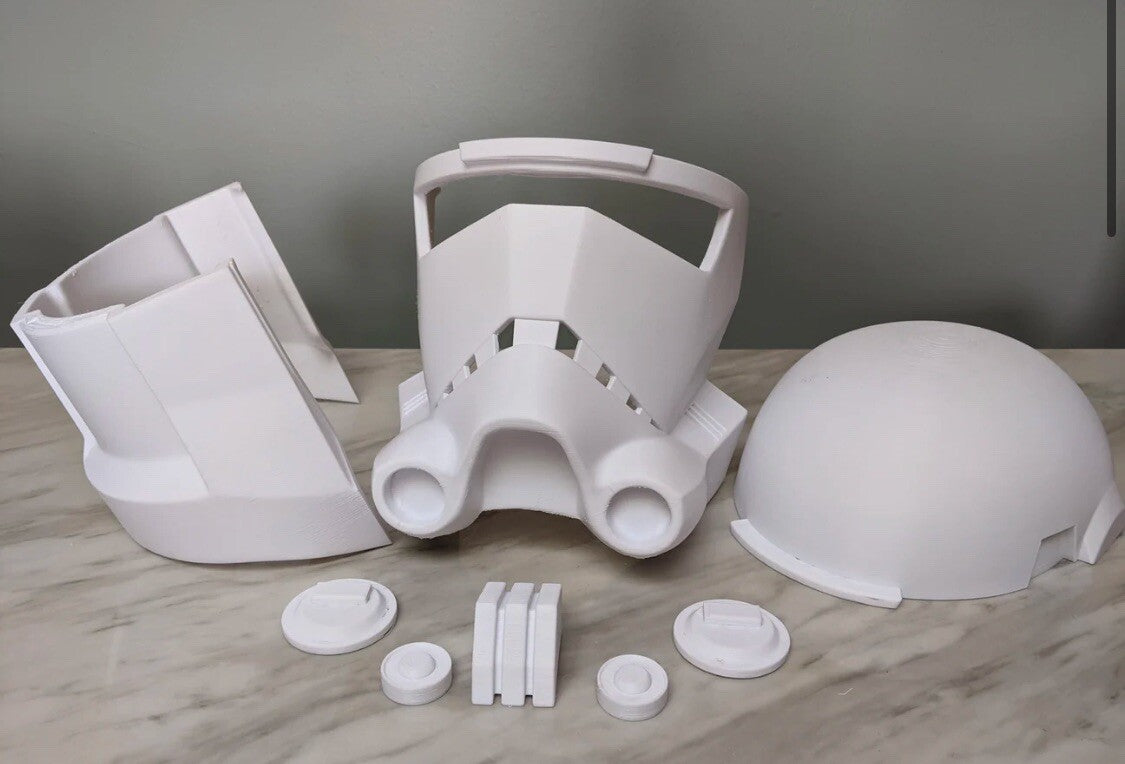 Hunter Helm Bad Batch Star Wars DIY Cosplay Maßstab 1:16