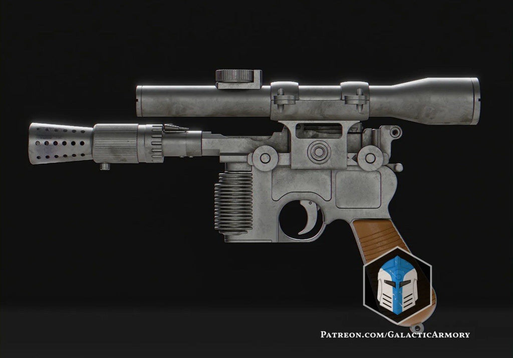 DH44 Blaster Pistole Han Solo Star Wars Cosplay DIY5