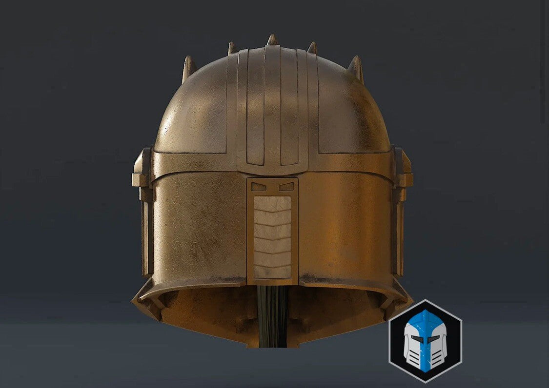 Waffenschmiedin The Armorer Helm Star Wars DIY Cosplay Maßstab 1:110